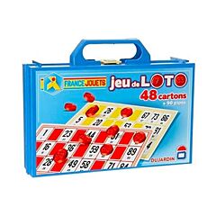 Loto 48 Cartons – Jeu de Loto Traditionnel avec Mallette et Pions Numérotés
