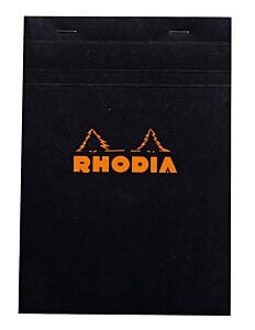 Bloc n°16 A5 Q.5x5 80 feuilles Rhodia noir