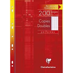 200 copies doubles A4 Séyès Clairefontaine
