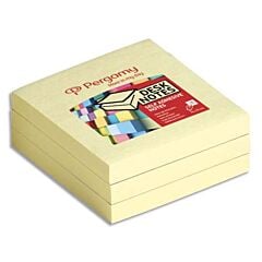 Bloc 100 Post-it jaune Pergamy