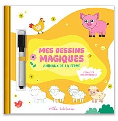 Mes dessins magiques - Animaux de la ferme