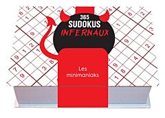 Minimaniak 365 sudokus infernaux - mini-calendrier, 1 grille par jour