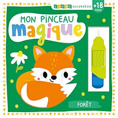 LIVRE ACCORDEON - MON PINCEAU MAGIQUE - FORÊT