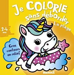 Je colorie sans déborder (2-4 ans) La plage