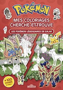 Pokémon - Les Pokémon légendaires de Galar - Mes coloriages cherche-et-trouve