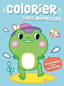 Grenouille - Colorier sans dépasser 