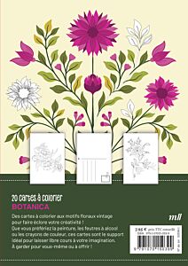 Botanica - 20 cartes à colorier
