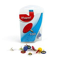 100 punaises acier 10 mm couleur Maped