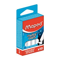 Etui 10 craies blanches Maped