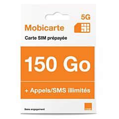Orange Mobicarte Carte SIM prépayée 150Go