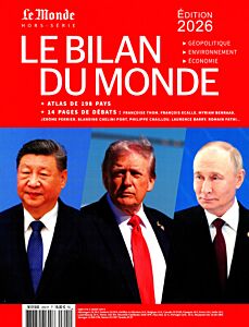 Magazine Le monde hs bilan du monde, numéro 2601, du 14/01/2026