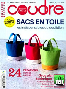 Magazine Coudre c'est facile, numéro 98, du 16/07/2026