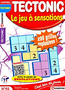 Magazine Tectonic niveau 1 à 6, numéro 45, du 17/04/2026