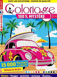 Magazine Coloriage 100 % mystere, numéro 33, du 17/06/2026