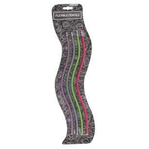 Lot De 4 Crayons à Papier Réutilisables Avec 12 Mines De Rechange - Forme Ergonomique - Pour École, Examens, Dessin