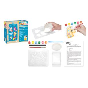 Kit Créatif Licorne En Plâtre à Peindre - Moule Silicone, Peintures Incluses, Activité Manuelle Enfants 5-10 Ans - 7