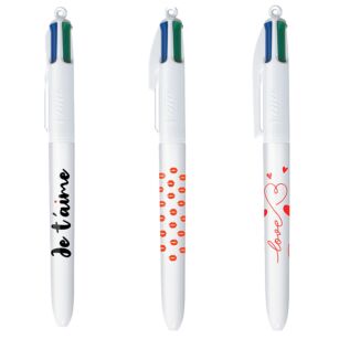 Stylos à Bille Design Cœur - Lot De 10, Encre Bleue, Pointe Moyenne, Parfait Saint-Valentin - 4