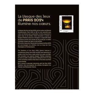 Collector 4 Timbres - La Vasque Des Jeux De PARIS 2024 Illumine Nos Coeurs Lettre Internationale Collector 4 Timbres - La Vasque Des Jeux De PARIS 2024 Illumine Nos Coeurs Lettre Internationale
