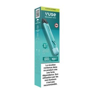 Puff Reload 1000 Vuse Menthe Ice 10mg - Pods et puffs rechargeables Vuse