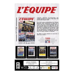 Puzzle 1000 Pièces Foot FC Messi – Défi Adultes Et Enfants – Jeu Éducatif Décompression – 70x50 Cm