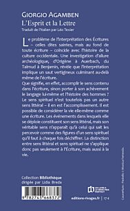 L'esprit et la lettre - Philosophie | Maison de la Presse