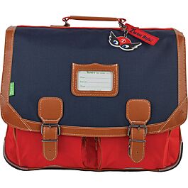 Cartable Arthur Bleu / Rouge  41 cm Tann's