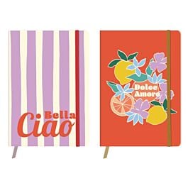Carnet brochure souple A5 128 pages ligné Dolce Amore Clairefontaine Modèle Aléatoire