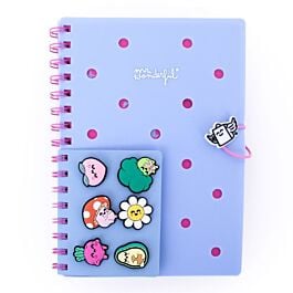 Set carnet A5 avec charms Mr Wonderful