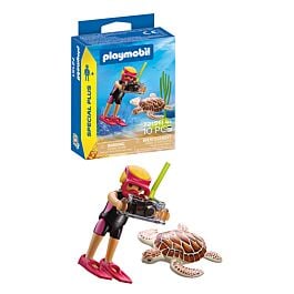 Playmobil Spécial Plus 72151 Plongeuse appareil et tortue