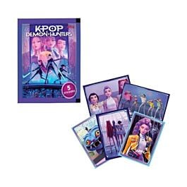 Pack 5 pochettes stickers KPop Demon Hunters