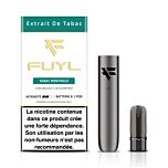 Starter Kit cigarette lectronique Extrait de tabac - tabac doux 18mg Fuyl  - Pods et puffs rechargeables Fuyl | Maison de la Presse