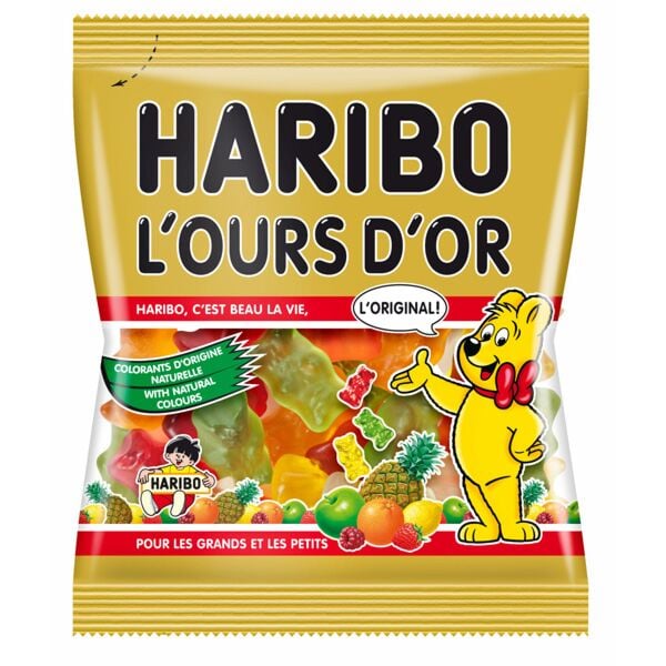 Haribo L'ours d'or mini sachet 40g - Bonbons Haribo