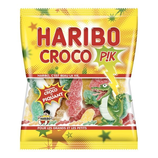 Haribo Croco pik mini sachet 40g - Bonbons Haribo