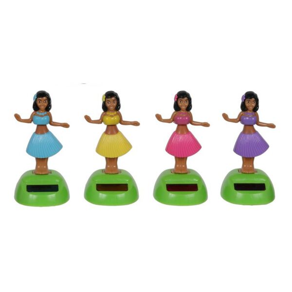Danseuse Hawaienne Voiture Qui Bouge, Hawaienne de Danseuse Figurine,  Solaires Figurine Voiture, Hawaienne Dancing Girl Bureau Voiture Décoration
