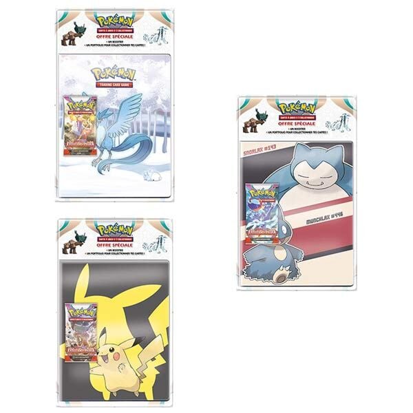 Pack Portfolio + Booster Pokémon Ecarlate et Violet Modèle Aléatoire -  Range-cartes Pokémon The Pokémon Company
