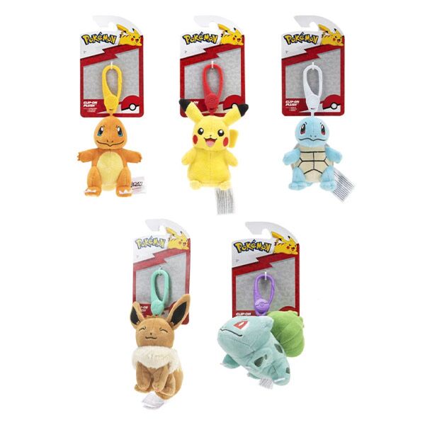 Porte clés peluche 7 cm Pokémon Modèle Aléatoire - Cadeaux Enfants Bandai