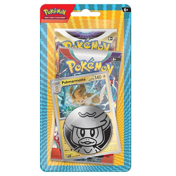 Pack 2 boosters + 1 carte promo Pokémon Pohmarmotte - Boosters Pokémon