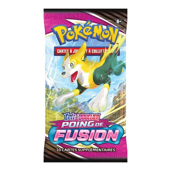 Booster cartes Pokémon Epée et Bouclier Poing de Fusion - Boosters Pokémon  The Pokémon Company