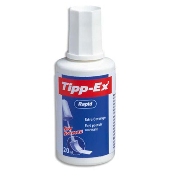 Tipp-Ex Rapid correcteur liquide blanc 20 ml séchage rapide