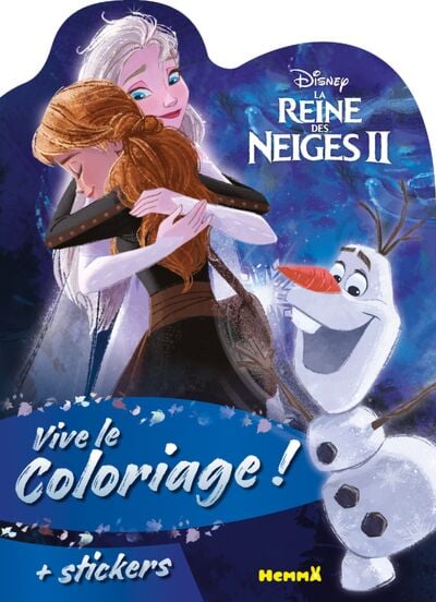 Disney La Reine des Neiges 2 – Mon premier bloc à colorier – Livre