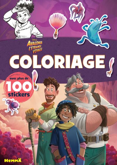 Disney Wish – Coloriage avec plus de 100 stickers – Livre de