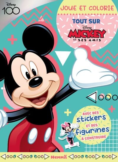 80 gommettes : Mickey et ses amis - top départ : vive les vacances - Disney  - Disney Hachette - Papeterie / Coloriage - Le Hall du Livre NANCY