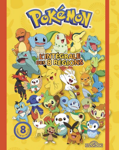 Pokémon - L'intégrale des 8 régions - 8 cherche-et-trouve - Coloriages  Pokémon