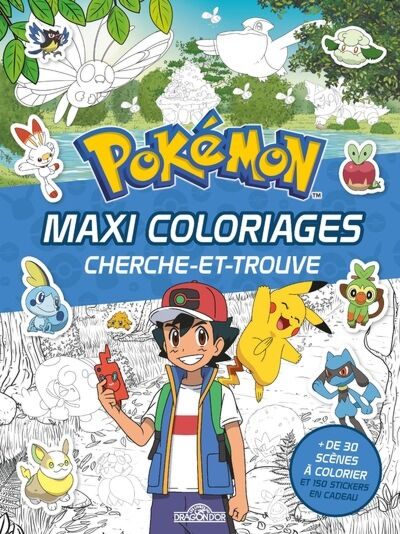 Coloriage Pokemon - Pikachu et ses amis: The Pokémon Company:  9782821204331: : Books