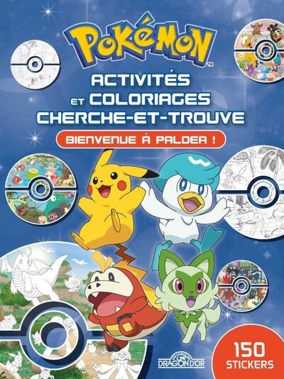 Mes coloriages cherche-et-trouve : Pokémon - Collectif - Les