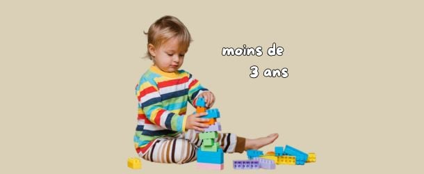 Moins de 3 ans
