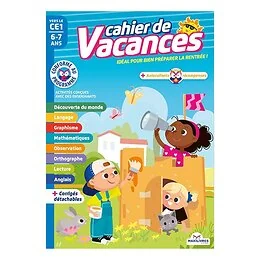 Cahiers de vacances - Vers CE1 6-7 ans Maxilivres