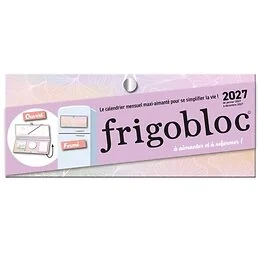 Frigobloc Hebdomadaire à refermer 2027 - Calendrier organiseur familial (de janv. à dec. 2027)