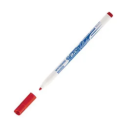 Marqueur effaçable Velleda rouge pointe fine Bic