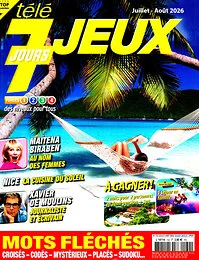 Magazine Tele 7 jours jeux, numéro 132, du 20/07/2026